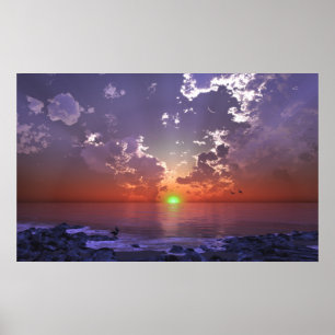 De groene Flits Poster