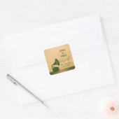 De groene  Gramophone sparen de Stickers van de Da (Envelop)