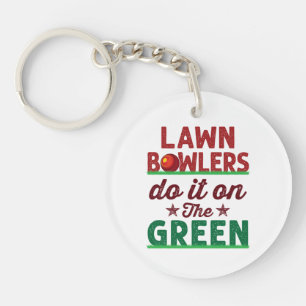 De groene groten doen het. sleutelhanger