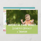 De groene Heldere Moderne Aankondigingen van de (Voorkant / Achterkant)