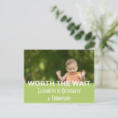 De groene Heldere Moderne Aankondigingen van de (Staand voorkant)