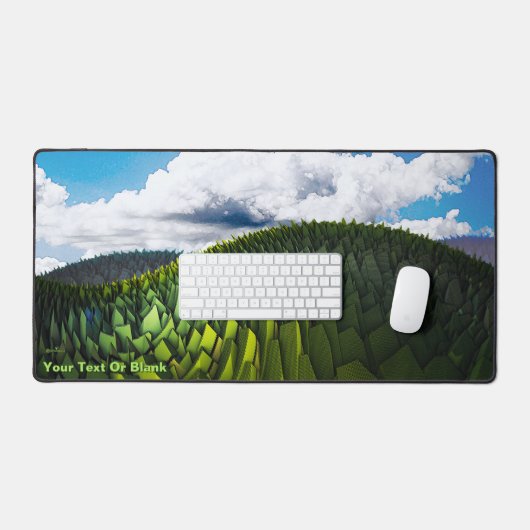 De groene heuvels van de aarde bureaumat (Keyboard & Muis)