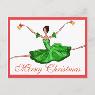 De groene Kaart van het Ballet van Kerstmis, de