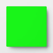 De groene Kleur van Fluo Neon past dit aan! Fotoplaat (Voorkant)