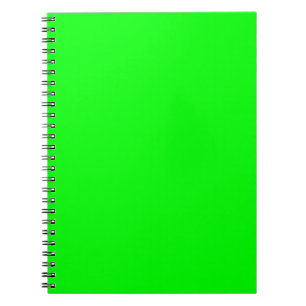 De groene Kleur van Fluo Neon past dit aan! Notitieboek