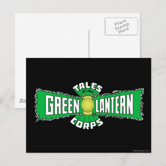 De groene Korpsen van de Lantaarn - Groen Logo Briefkaart (Voorkant / Achterkant)
