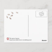 De groene lantaarn. briefkaart (Achterkant)