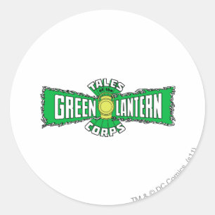 De Groene Lantaarnkorps - Groene Logo Ronde Sticker