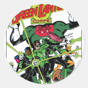 De Groene Lantaarnkorps Ronde Sticker