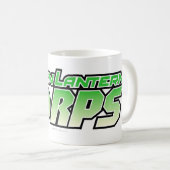 De Groene Lantern Corps Logo 2 Koffiemok (Voorkant rechts)
