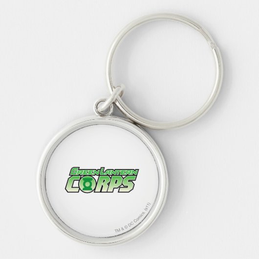 De Groene Lantern Corps Logo 2 Sleutelhanger (Voorkant)