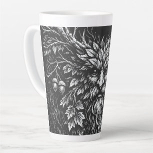 De Groene Man door BurnsInHell Latte Mok