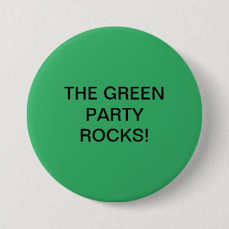 DE GROENE PARTIJ ROCKS! RONDE BUTTON 7,6 CM
