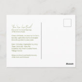 De groene salade briefkaart (Achterkant)