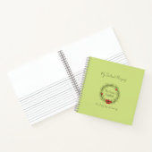 De groene salade notitieboek (Binnen)