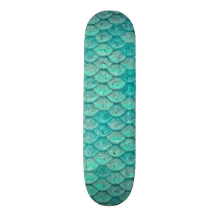 De Groene Schalen van het Zee van de meermin Skateboard