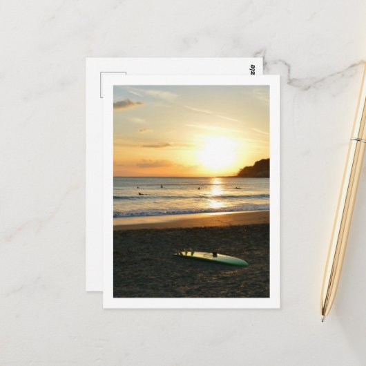 De Groene Surfplank: Japan Briefkaart (Voorkant / Achterkant in situ)