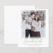 De Groene Tekst van de begroting de Foto sparen de (Voorkant / Achterkant)