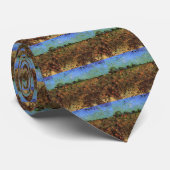 De Groene Vineyard van Vincent van Gogh Stropdas (Opgerold)