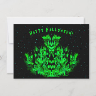 De groene Vlammonster in de Starlight Sky Kaart