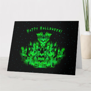 De groene Vlammonster in de Starlight Sky Kaart