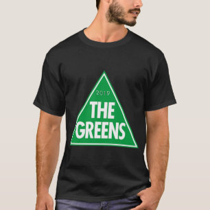 De Groenen De Groene Partij van Australië 2019 Log T-shirt
