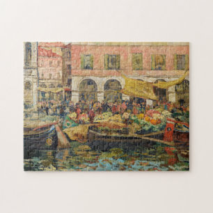 De groentemarkt, Venetië Louis Abel-Truchet Legpuzzel