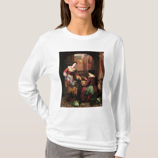 De groenteverkoper t-shirt (Voorkant)