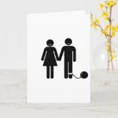 De groep "Ball and Chained" Kaart (Gele Bloem)