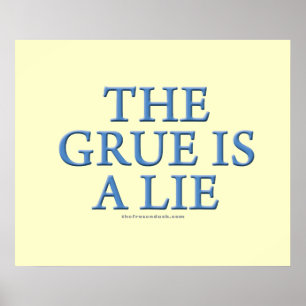 De groet is een leugen poster