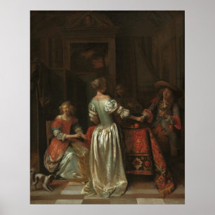 De groet - Pieter de Hooch Fine Art Poster