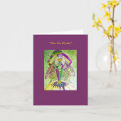 De Groet van de Geest van Gras van Mardi Kaart (Gele Bloem)