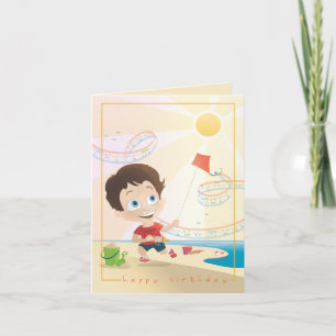 De Groet van de Verjaardag van de zomer. 2/12. Kaart
