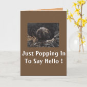 De Groet van gopher (Kaart) Kaart (Gele Bloem)