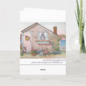 DE GROET VAN HALLOWEEN VAN HET SPOOKHUIS VAN HET KAART (Achterkant)