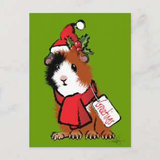 De Groet van het Proefkonijn van Kerstmis Feestdagenkaart