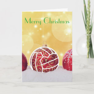 De Groet van Kerstmis van Themed van de Bal van Feestdagen Kaart