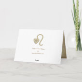 De Groeten en Notecards van de Leeuw van het Teken Kaart (Achterkant)