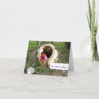 De Groeten Notecard van Red Hat Kaart