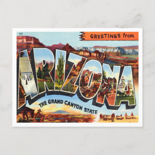 De groeten van Arizona, de deelstaat Grand Canyon Briefkaart