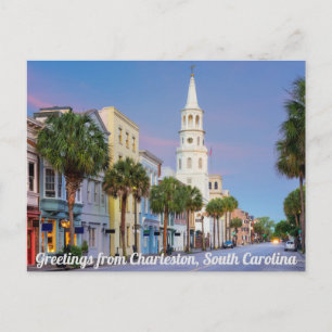 De groeten van Charleston, Briefkaart South Caroli