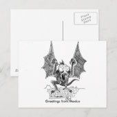 De groeten van Chupacabra uit Mexico Briefkaart (Voorkant / Achterkant)
