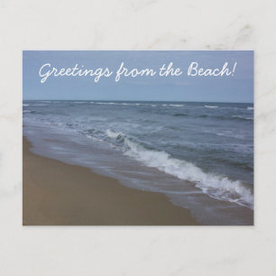 De groeten van de Beach. Briefkaart