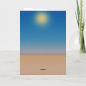 De groeten van de Beach. Kaart (Achterkant)