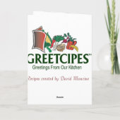 De Groeten van de Garnalen van Cajun Kaart (Achterkant)