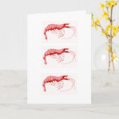 De Groeten van de Garnalen van Cajun Kaart (Gele Bloem)