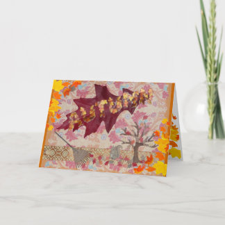 De Groeten van de herfst! Kaart