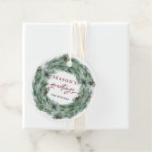 De groeten van de ringzegen met QR-code Bedankjes Labels (In situ)