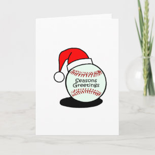 De Groeten van de Seizoenen van het honkbal Feestdagen Kaart