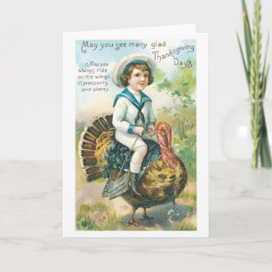 De Groeten van de Thanksgiving - de Oude kaarten
